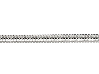 Schlangenkette Rund 3 Mm, 45 Cm, Silber 925 - Standard Bild - 2