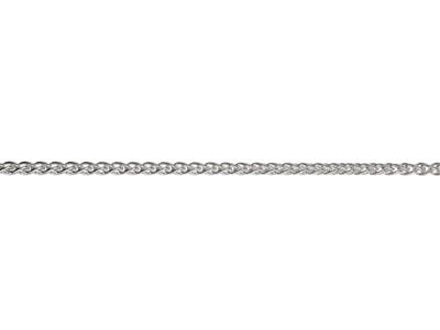 Palmkernkette 1,5 Mm, 45 Cm, Silber925 - Standard Bild - 2