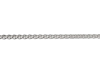 Palmgliederkette 2,5 Mm, 40 Cm, Silber 925 - Standard Bild - 2