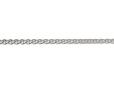Panzerkette 2,5 Mm, 45 Cm, Silber 925 - Standard Bild - 2