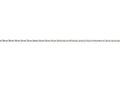 Seilkette 1 Mm, 40 Cm, Silber 925 - Standard Bild - 2