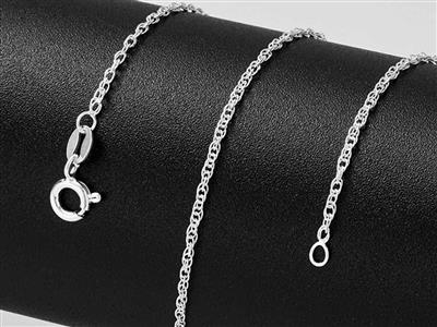 Kette Seil 1,50 Mm, 45 Cm, Silber925 - Standard Bild - 6