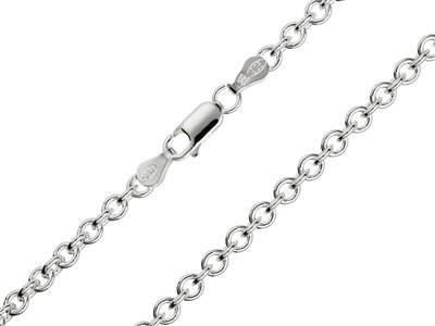 For\at-maschenkette 3,9 Mm, 45 Cm, Silber 925 - Standard Bild - 1