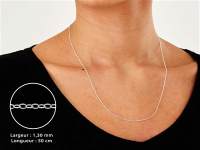 For\at-kette 1,3 Mm, 50 Cm, 925 Silber - Standard Bild - 3