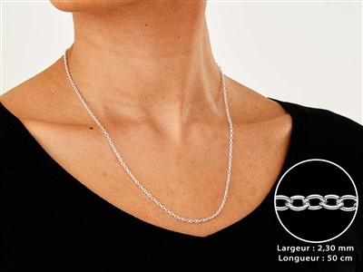 For\at-gliederkette 2,3 Mm, 50 Cm, Silber 925 - Standard Bild - 3