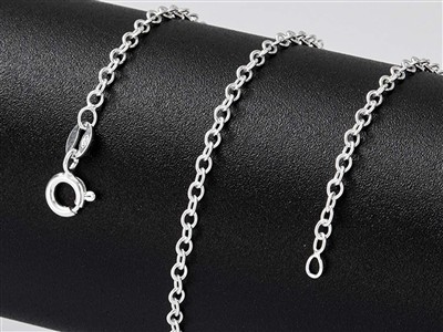 Ankerkette 2,3 Mm, 55 Cm, Silber 925 - Standard Bild - 5