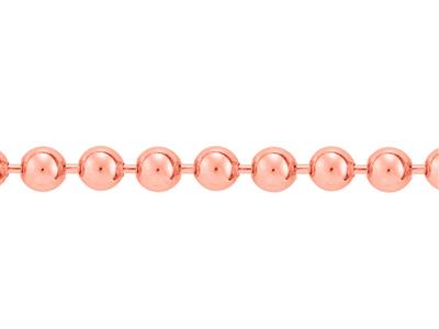 Kugelkette 2,50 Mm, 18k Rotgold.ref. 00796 - Standard Bild - 2