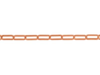 Chain 00862 Bis Mail Rect 4,2mm 36,8g/m Or Rouge 18k - Standard Bild - 2