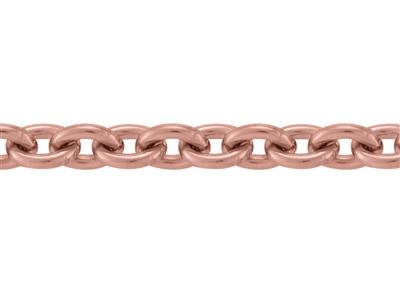 Kette Netz Runde Ankerkette 1,50 Mm, 18k Rotgold. Ref. 00340 - Standard Bild - 1