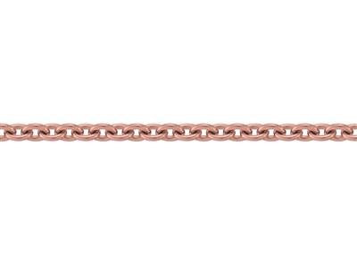 Kette Netz Runde Ankerkette 1,50 Mm, 18k Rotgold. Ref. 00340 - Standard Bild - 3