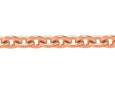 Kette Mesh Runde Ankerkette 1,70 Mm, Gold Rosa 18k. Ref. 00345