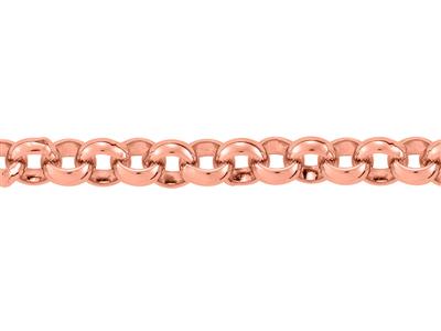 Kette Aus Massiven Jaseron-maschen 1,50mm, 18k Rotgold. Ref. 00401