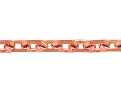 Kette Ankerkette Diamantmasche 1 Mm, 18k Rotgold 5n. Ref. 00430 - Standard Bild - 2