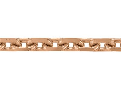 Diamantgeschnittene Forat-kette 1,20 Mm, 18 Karat Rotgold. Ref. 00435
