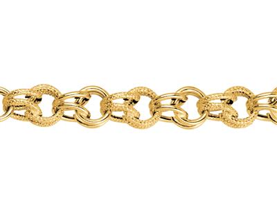 Kette Großer Sirup Poliert 12 Mm, 18k Gelbgold - Standard Bild - 2