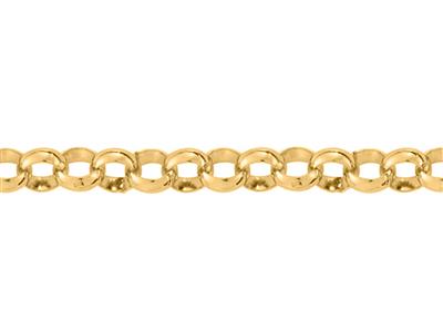 Kette Aus Hohlen Jaseron-maschen 8 Mm, 18k Gelbgold. Ref. 00484 - Standard Bild - 2