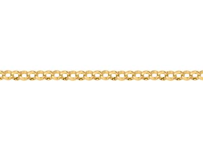 Kette Aus Massivem Jaseron-maschen 4,50mm, 18k Gelbgold. Ref. 00408 - Standard Bild - 3