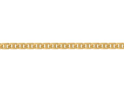 Marine-gourmette-kette Massiv Gewölbt 6 Mm, 18k Gelbgold. Ref.00369 - Standard Bild - 3