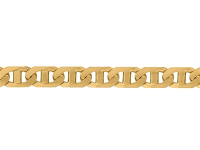 Massive Gewölbte Marinegliedkette 5,50 Mm, 18k Gelbgold. Ref. 00371 - Standard Bild - 2