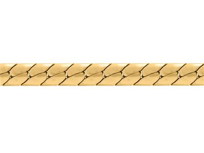Massive Englische Gliederkette 4 Mm, 18k Gelbgold. Ref. 00378