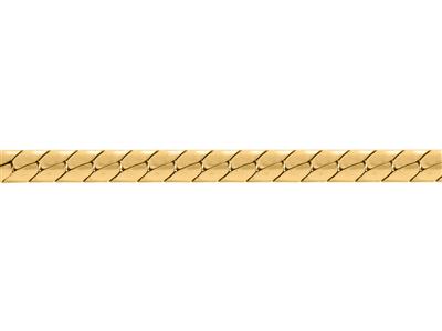Massive Englische Gliederkette 4 Mm, 18k Gelbgold. Ref. 00378 - Standard Bild - 3