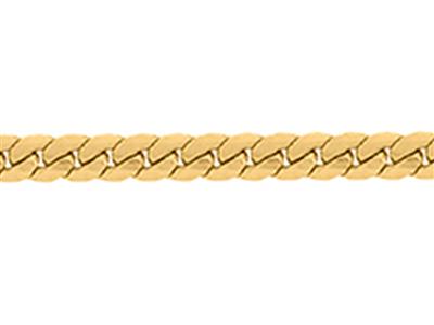Massiv Englische Gliederkette 2,10mm, 18k Gelbgold. Ref. 00084