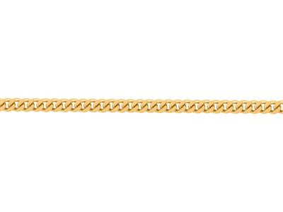 Diamantgeschnittene Gourmette-glied1mm, 18k Gelbgold. Ref. 00230 - Standard Bild - 3