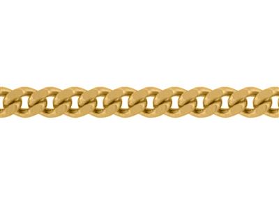 Diamantiertes Gourmette-glied 2mm, 18k Gelbgold. Ref. 00260