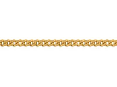 Kette Mit Diamantbesetzten Gourmet-maschen 2 Mm, 18k Gelbgold. Ref. 00260 - Standard Bild - 3