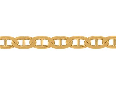 Kette Mit Geschlagener Marine-masche 4,60 Mm, 18 Karat Gelbgold. Ref. 00300
