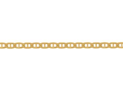 Kette Mit Geschlagener Marine-masche 4,60 Mm, 18 Karat Gelbgold. Ref. 00300 - Standard Bild - 3