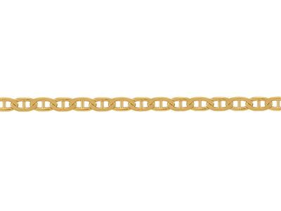 Kette Aus Geschlagenem Marinegeflecht 3 Mm, 18 Karat Gelbgold. Ref. 00513 - Standard Bild - 3