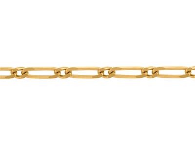 Figarokette Abwechselnd 1/1,2 Mm, 18k Gelbgold. Ref. 00174 - Standard Bild - 3
