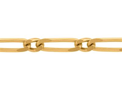 Figaro-kette Mit Abwechselnden Maschen 11,1,10 Mm, 18k Gelbgold. Ref.00957