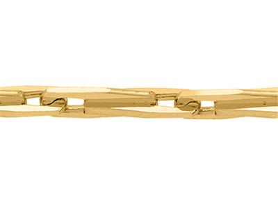 Diamantgeschnittene Massive Epi-maschenkette 1,40 Mm, 18k Gelbgold. Ref. 20041