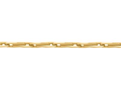 Diamantgeschnittene Massive Epi-maschenkette 1,90 Mm, 18k Gelbgold. Ref. 20042 - Standard Bild - 3