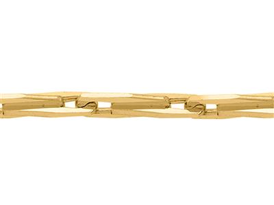 Diamantgeschnittene Massive Weizenkornkette 2,70 Mm, 18k Gelbgold. Ref. 20043 - Standard Bild - 2