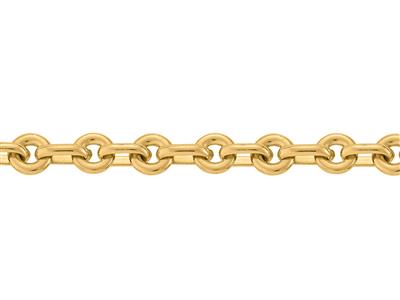 Linsen-glieder Kette 3,70 Mm, Gelbgold 18k. Ref. 01238 - Standard Bild - 2