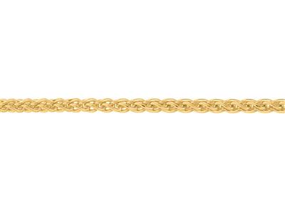 Massive, Diamantbesetzte Palmenkette 1,20 Mm, 18k Gelbgold. Ref. 20036 - Standard Bild - 3