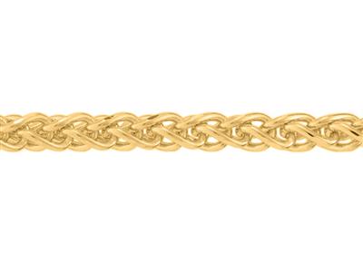 Voll, Diamantgeschnittene Palmier-glieder 1,50 Mm, 18k Gelbgold. Ref. 20037