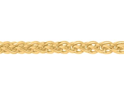 Massive Palmier-gliederkette Mit Diamantschliff 2 Mm, 18k Gelbgold. Ref. 20038 - Standard Bild - 2