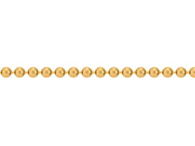 Kugelkette 2,50 Mm, 18k Gelbgold.ref. 00796 - Standard Bild - 3