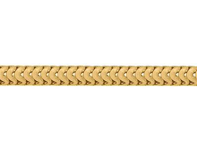 Kette Netz Schlange Rund 1,20 Mm, 18k Gelbgold. Ref. 00152 - Standard Bild - 2