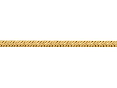 Kette Netz Schlange Rund 1,20 Mm, 18k Gelbgold. Ref. 00152 - Standard Bild - 3