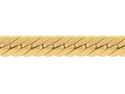 Chain 00525 Creuse Mail Angl 2,9mm Or Jaune 18k 12,40 Gr/m T+ Coc - Standard Bild - 2