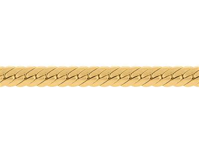 Chain 00526 Creuse Mail Angl 3,7mm Or Jaune 18k 16,40 Gr/m T+ Coc - Standard Bild - 1