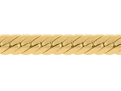 Englische Hohlmaschenkette 3,70mm, 18k Gelbgold. Ref. 00526 - Standard Bild - 2