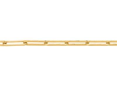 Rechteckige Maschenkette 1,75 Mm, Gelbgold 18k. Ref. 00863 - Standard Bild - 3