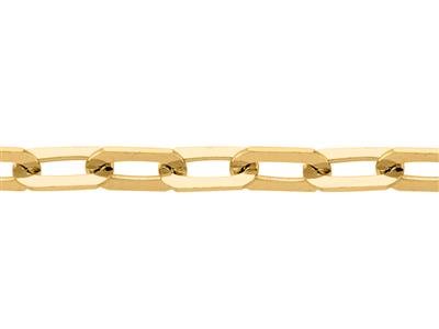 Rechteckglied-kette 2,10 Mm, Gelbgold 18k. Ref. 002015 - Standard Bild - 2