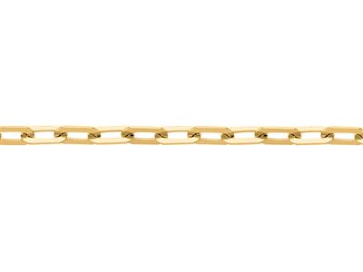 Rechteckige Maschenkette 2,10 Mm, 18k Gelbgold. Ref. 002015 - Standard Bild - 3